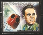 Stamps Equatorial Guinea -  Por la conquista espacial tributaron con su vida
