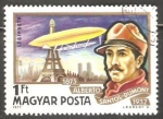 Stamps Hungary -  Alberto Santos Dumond