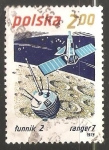 Stamps Poland -  Lunik 2 and Ranger 7