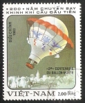 Sellos de Asia - Vietnam -  Hot air balloon