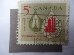 Stamps Canada -  Petroleum 1858-1958.