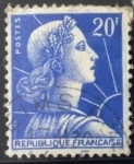 Stamps France -  Marianne tipo Muller