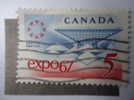 Stamps Canada -  Exo 1967.