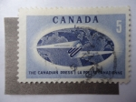 Stamps Canada -  The Canadian press - 50 Anniversary.