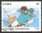 Sellos de America - Cuba -  Turismo deportivo
