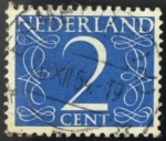 Stamps Netherlands -  Numeral