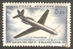 Stamps France -  40 - Avión Caravelle