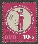 Stamps Germany -  837 - Campeonato mundial de pentahtlón, tiro