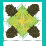 Stamps Spain -  ÁRBOLES -  Haya