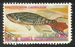 Stamps Equatorial Guinea -  Aphyosemion Caeruleum