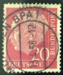 Stamps Germany -  Theodor Heuss