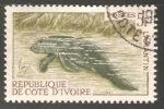 Stamps : Africa : Ivory_Coast :  Lamantin