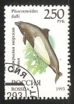 Stamps Russia -  Phocoenoides dalli