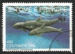 Stamps : Africa : S�o_Tom�_and_Pr�ncipe :  Pseudoraca 