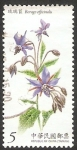 Sellos de Asia - Taiw�n -  Planta borago officinalis