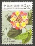 Stamps Taiwan -  3199 - Flor lantana camara
