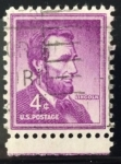 Stamps United States -  Abraham Lincoln