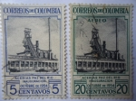Stamps Colombia -  Acerias Paz del Río - Inauguración, Oct. 1954.