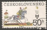 Stamps Czechoslovakia -  Hombre a caball