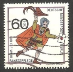 Stamps Germany -  Berlin - 813 - Cartero del siglo XV 