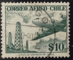 Sellos de America - Chile -  Campo petrolífero 