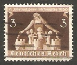 Sellos de Europa - Alemania -  Reich - 573 - VI Congreso internacional de Ayuntamientos