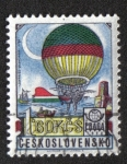 Stamps : Europe : Czechoslovakia :  Globo ( Blanchard 1785 )