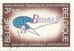 Stamps Belgium -  EXPOSICIÓN FILATÉLICA INTERNACIONAL. LOGO BELGICA´72. YVERT BE 1621