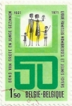 Stamps Belgium -  50 ANIVERSARIO LIGA DE LAS FAMILIAS NUMEROSAS. YVERT BE 1601