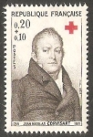 Stamps France -  1433 - Barón Jean Nicolas Corvisart, médico de Napoleón I, Ayuda a Cruz Roja fancesa 