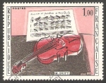 Sellos de Europa - Francia -  1459 - Violín rojo, de Raoul Dufy