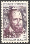 Stamps : Europe : France :  1513 - San Francisco de Sales 