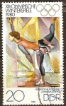 Stamps Germany -  2142 - Olimpiadas de invierno en Lake Placid 