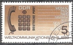 Stamps Germany -  Año mundial de las comunicaciones(DDR).