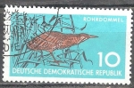 Stamps Germany -  Conservación, avetoro (DDR).