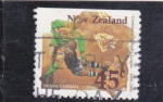 Stamps New Zealand -  centnario liga de rugby
