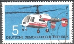 Stamps Germany -  Tipos de aeronaves, KA-26 (DDR).