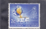 Stamps South Africa -  fundición del oro