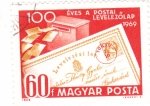 Stamps Hungary -  correo postal