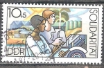 Stamps Germany -  Solidaridad,Ilustración para la ayuda al desarrollo(DDR).