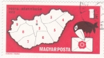 Sellos de Europa - Hungr�a -   códigos postales