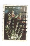Stamps Spain -  Edifil 2220 Flora. Teucrium Lanigerum