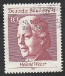Stamps Germany -  463 - Helene Weber