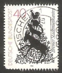 Stamps Germany -  952 - Los Músicos de Bremen, cuento de los Hermanos Grimm 