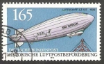 Stamps Germany -  1357 - Historia del correo aéreo, dirigible