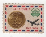Stamps : America : Colombia :  50 años avianca 1969