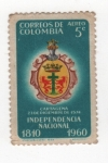 Stamps : America : Colombia :  correos de colombia independecia nacional