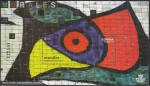 Stamps Spain -  5001 - Joan Miró, Mural Palacio de Congresos de Madrid, Patrimonio Artístico