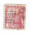 Sellos de Europa - Espa�a -  Edifil 1032. General Franco y castillo de Mota