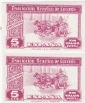 Stamps : Europe : Spain :  asociacion benefica de correos (23)